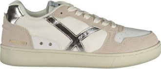 Gas Witte Polyurethaan Dames Sneaker