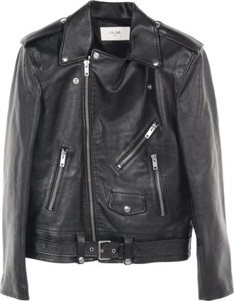Celine Giacca in pelle anni 2010 - Nero