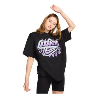 Nike (WMNS) Nike Sportswear Oversized T-shirt Asia Sizing Black FZ1147-010