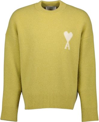 Ami Dames, Truien, Geel, Maat: XS Wol