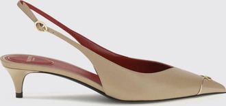 Valentino Garavani Slingback VLogo Signature in pelle di vitello con tacco basso