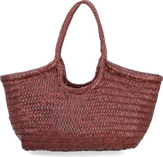 Dragon Diffusion Nantucket Basket Large Woven Tote Bag