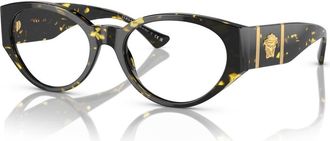 Versace 52mm Oval optical glasses in Tortoise at Nordstrom