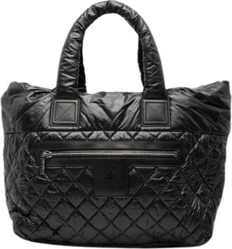 Chanel Pre-owned Coco Cocoon Tote - Dames - Vintage Shopper - Zwart - ONE Size - Leer - Vintage