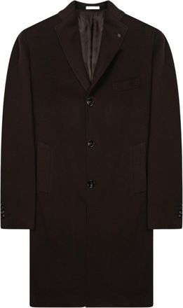Tagliatore Bruce Brown Three-Button Virgin Wool-Blend Overcoat
