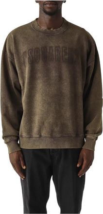 Dsquared2 Hombre, Sudaderas, Marr&oacute;n, Talla: L