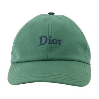 Dior Gorra de B&eacute;isbol de Algod&oacute;n - Accessories - Hombre - Verde - S