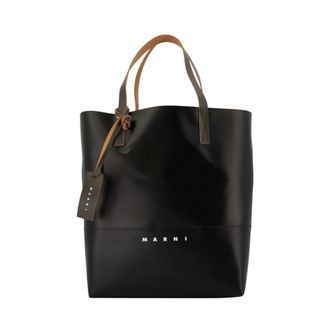 Marni Tote Bags, male, Black, Size: ONE SIZE Tribeca Shopper Bag