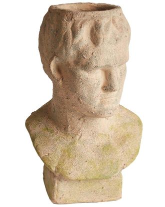 Napa Home & Garden Weathered Garden Male Bust Planter