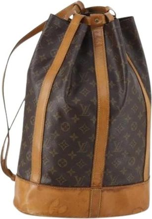 Louis Vuitton Pre-owned Bucket Bags, female, Brown, Size: ONE SIZE Pre-owned Bucket Bag