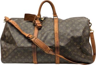 Louis Vuitton Brown Monogram Canvas Boston Bag (Pre-Owned)