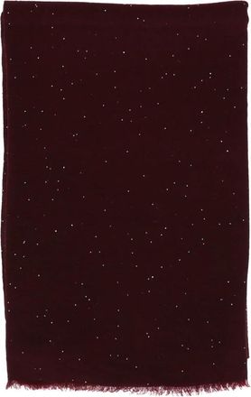 Faliero Sarti Sciarpa Raissa 95X185 - Dames - Wintersjaals - Rood - ONE Size - Wol - Accessoires