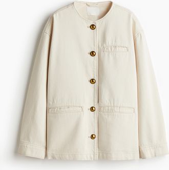H&M Twilljacke - White