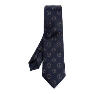 Giorgio Armani Heren, Accessoires, Blauw, Maat: ONE Size Zijde