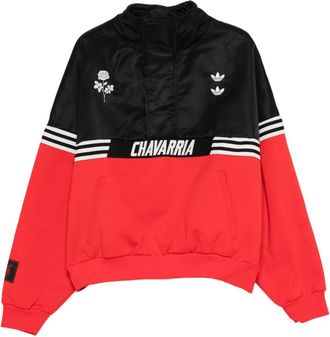 adidas x Willy Chavarria Gomez trui met geborduurd logo - Zwart