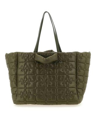 Ganni Quilted Re-Tech Xxl Tote Shopping Bag