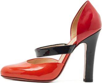 Bottega Veneta Pumps con cinturino tricolore - Rosso