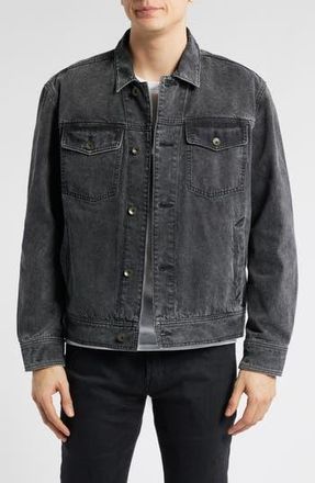 Rag & Bone Denim Trucker Jacket in Onyx at Nordstrom Rack, Size Large