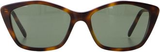 Saint Laurent Womens Sl Sunglasses Brown Acetate