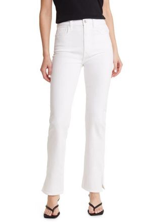 7 For All Mankind Easy Slim Straight Leg Jeans in Brilliant White at Nordstrom, Size 25