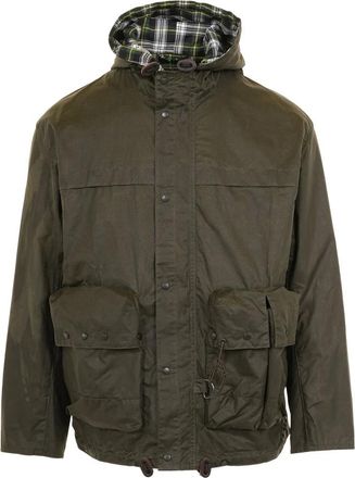 Barbour Jassen, Heren, Groen, L, Groene Waxjas