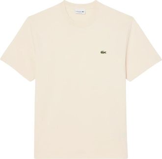 Lacoste T-shirt met klein logo - Heren - T-shirts - Beige - XL - Tops