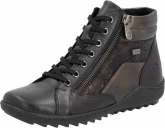 Rieker Womens Ankle Boots In Schwarz/schwarz/antique/antik