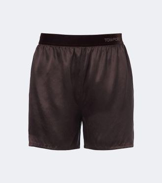 Tom Ford Shorts de seda