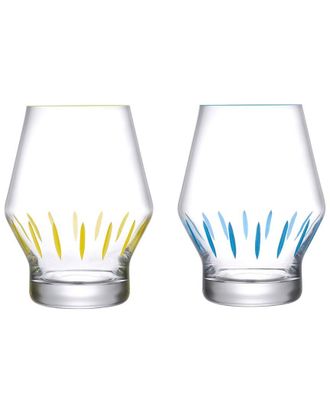 Nude Glass Beak Iris Apfel Inspo Glasses (Set Of 2)