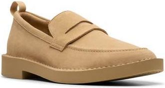 Clarks Martock Lo Penny Loafer in Dark Sand at Nordstrom Rack, Size 10.5