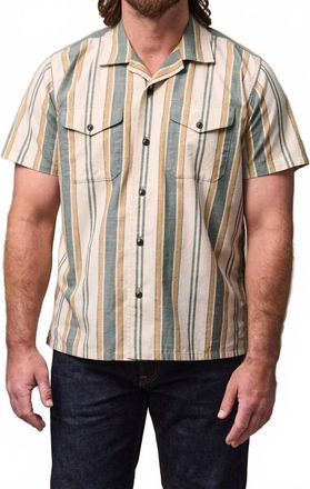 Filson Chambray Camp Shirt In Natural/ Khaki