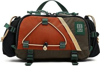Topo Designs Mountain Hydro Hip Pack Bags Woodland/Terracotta, Nylon