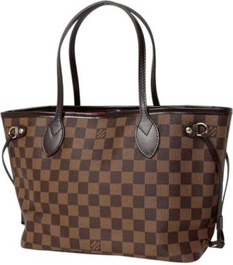 Louis Vuitton Pre-owned Damier Tote Bag - Dames - Vintage Shopper - Bruin - ONE Size - Vintage