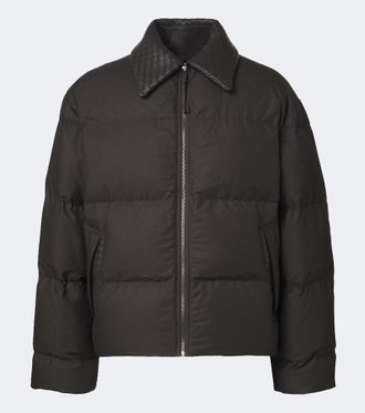 Bottega Veneta Chaqueta de plumas en mezcla de algod&oacute;n