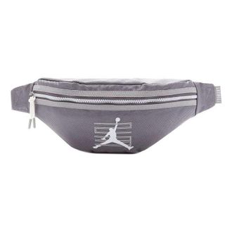 Nike Jordan Air Jordan Unisex Polyester Crossbody Printing Logo Zipper Belt Bag Grey DV1870-056