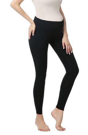 Kimi + Kai Hope Under the Belly Maternity Leggings in Black at Nordstrom, Size X-Large