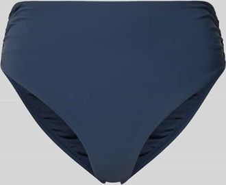 Barts High Waist Bikini-Slip mit Label-Detail Modell SOLID in Marine, Gr&ouml;&szlig;e 36