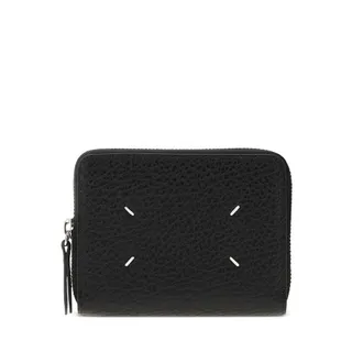 Maison Margiela Four-Stitches Pebbled Leather Wallet