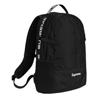 SUPREME Backpack Black White SUP-SS18-548