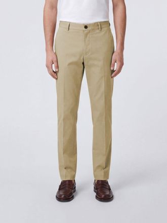 Burberry Pantaloni chino slim fit in cotone con tasche America