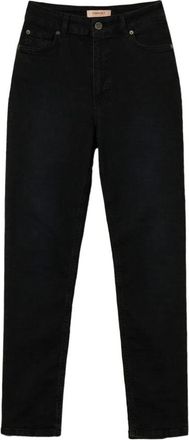 Twinset Elegante Zwarte Skinny Jeans - Dames - Slim Fit Jeans - Zwart - W31 - Katoen - Jeans