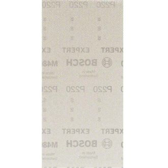 Bosch Mallas De Lija Expert M480 Para Lijadoras Orbitales De 115 X 230 Mm. Del Grano 80 Tama&ntilde;o Del Grano 220 Unidad De Embalaje 50 Unidades - Bosch