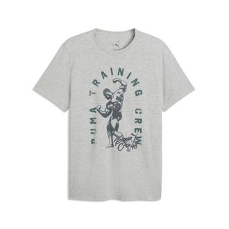 Puma T-shirt da training Vintage Graphic da uomo, Accessori, Grigio, 3XL