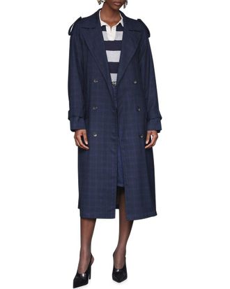 Avec Les Filles Slouchy Trench Coat