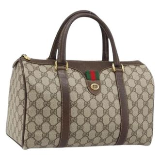 Gucci Pre-owned Plastic gucci-bags - Dames - Vintage Handtas - Beige - ONE Size - Vintage
