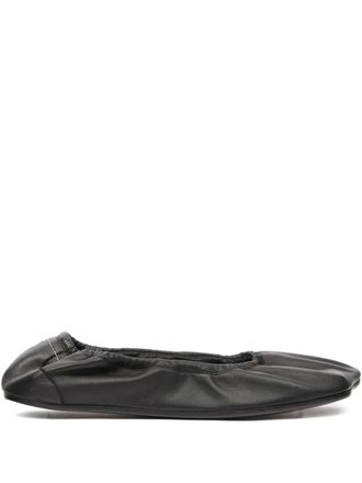 Maison Margiela gathered ballet flats - Black