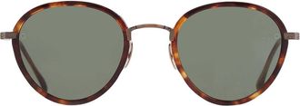 Mr. Leight MONTEREY SL Oval Unisex Sunglasses ML2019X MPL/GRN+DRFTWD/BLUL 47