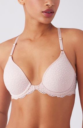 b.tempt'd by Wacoal Untamed Underwire Front Close Bra in Rose Smoke at Nordstrom, Size 34Dd