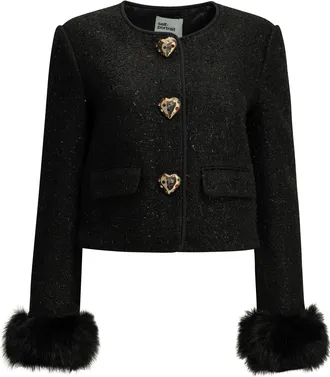 Self Portrait Blazer Boucl&eacute; Autoritratto