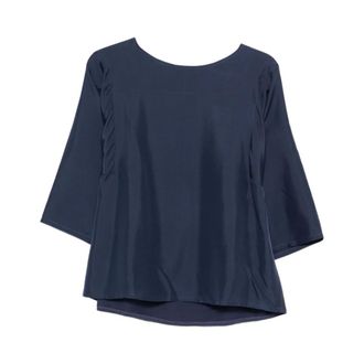 Max Mara Blouses, female, Blue, Size: L Fastoso T-shirt